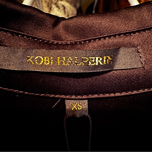 KOBI HALPERIN•Alara Sateen Shirt Dress
NWT•XS•Black - Picture 8 of 9